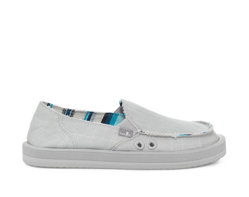 Chaussures Sanuk Donna ST Hemp Femme - Grise JRKUAN531